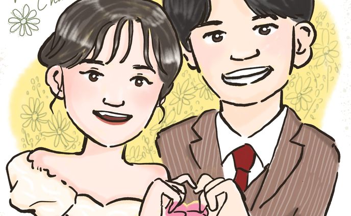 ウェディング似顔絵