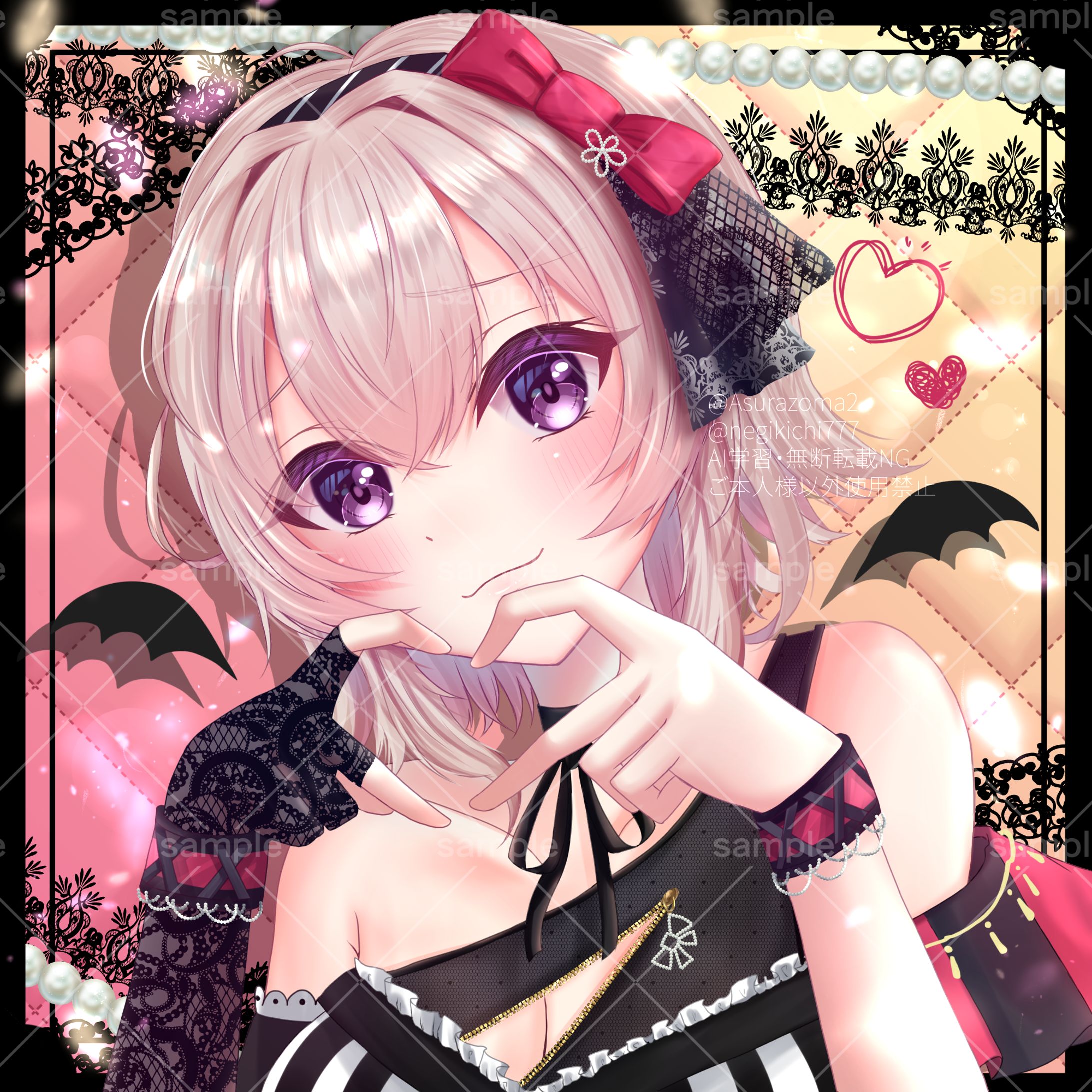 Asura様アイコン用イラスト-1