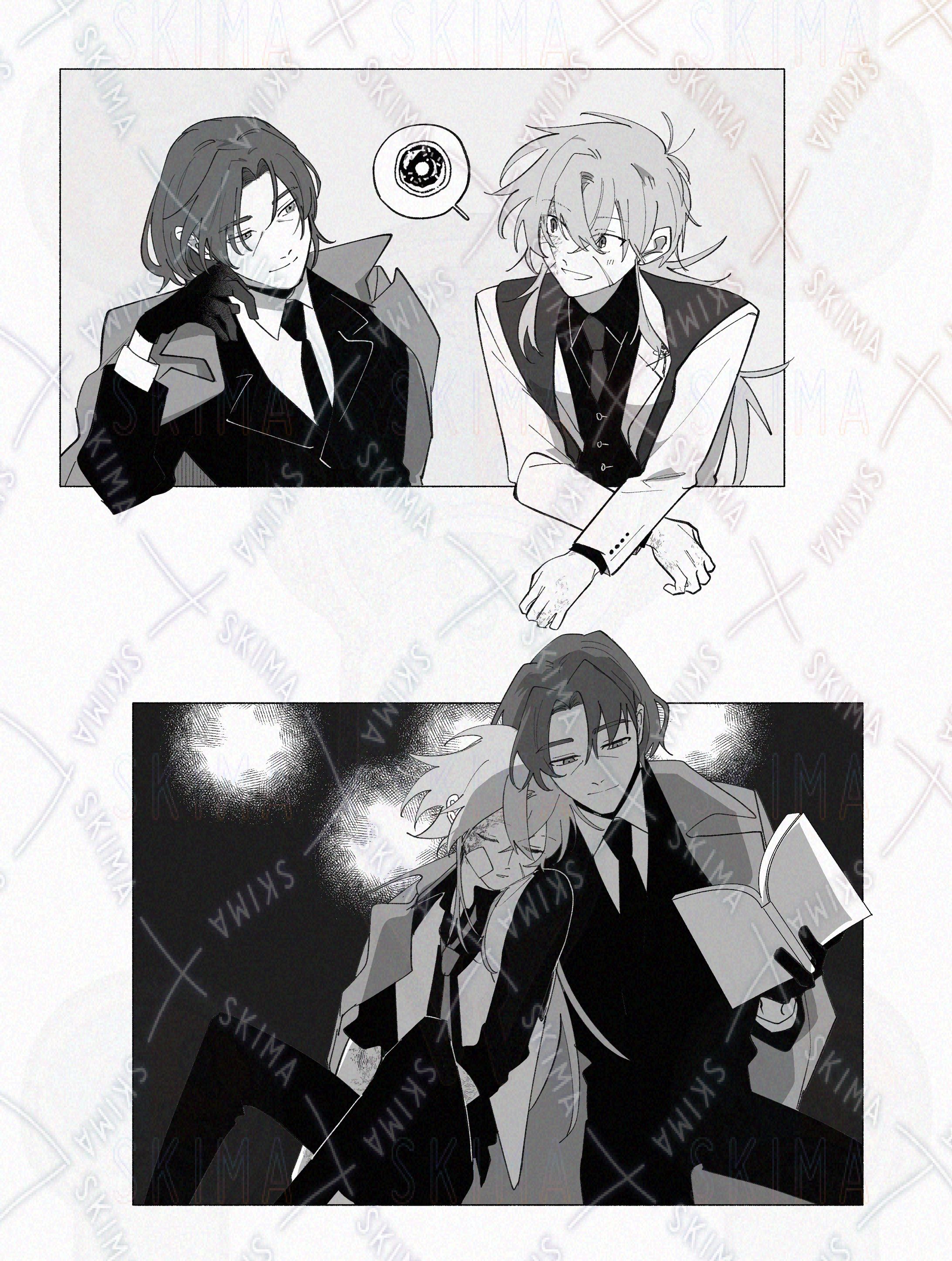 依頼品　モノクロイラスト-1