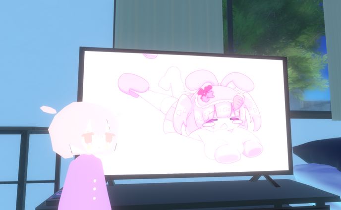 ほぼたなかさんちｰテレビモデル制作