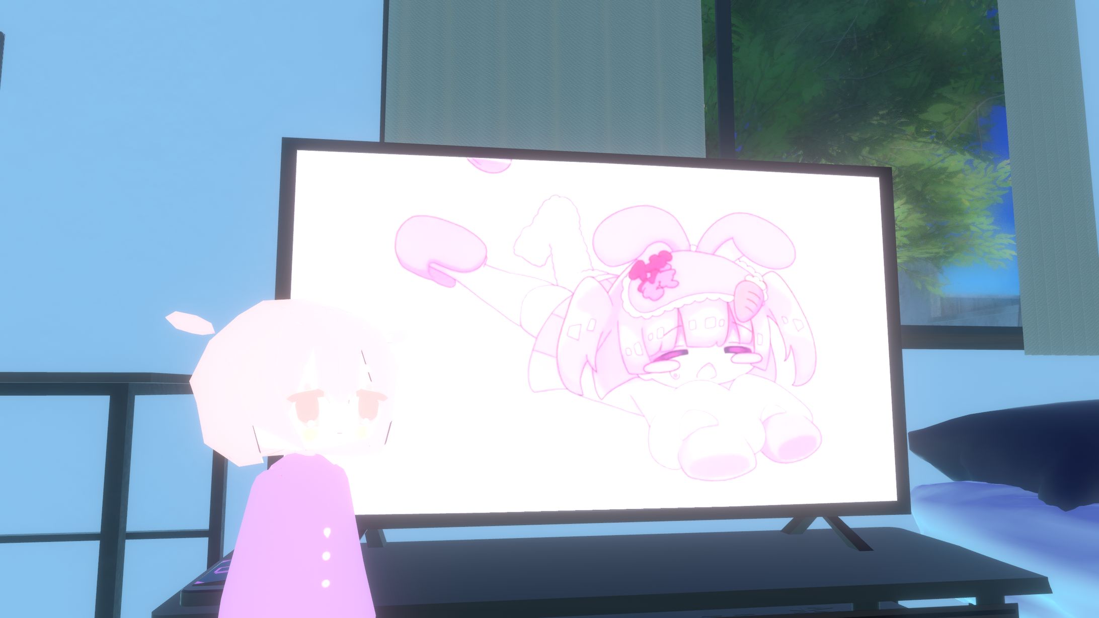 ほぼたなかさんちｰテレビモデル制作-1