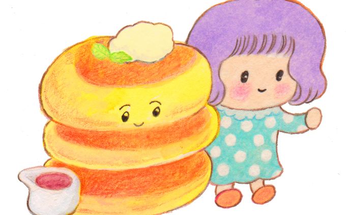 たべもの似顔絵