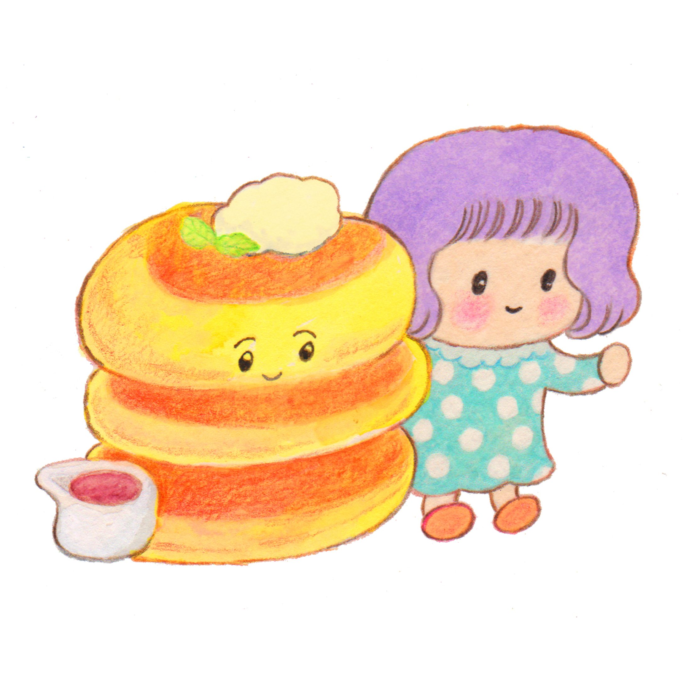 たべもの似顔絵-1