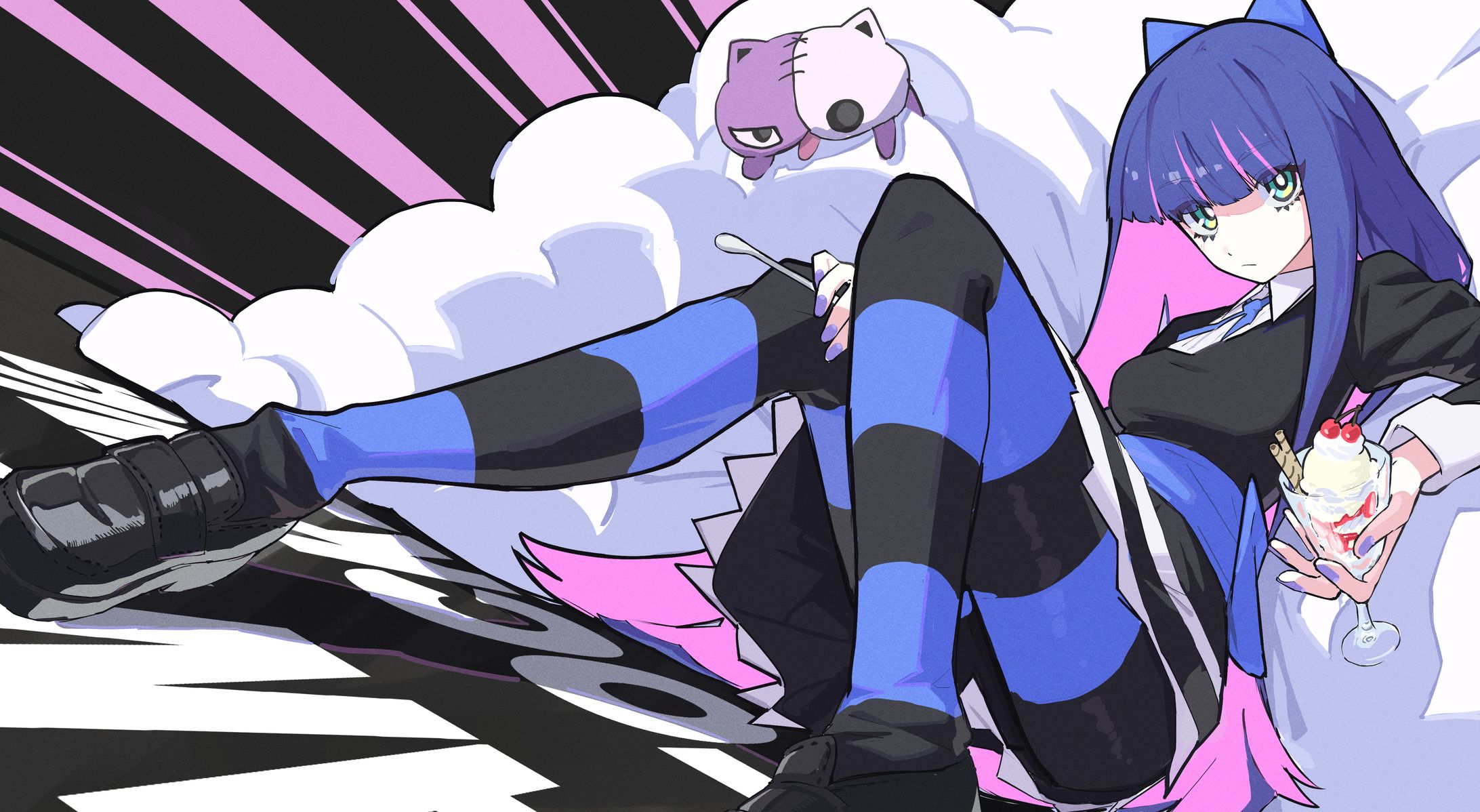 全身イラスト参考　アナーキーストッキング-1