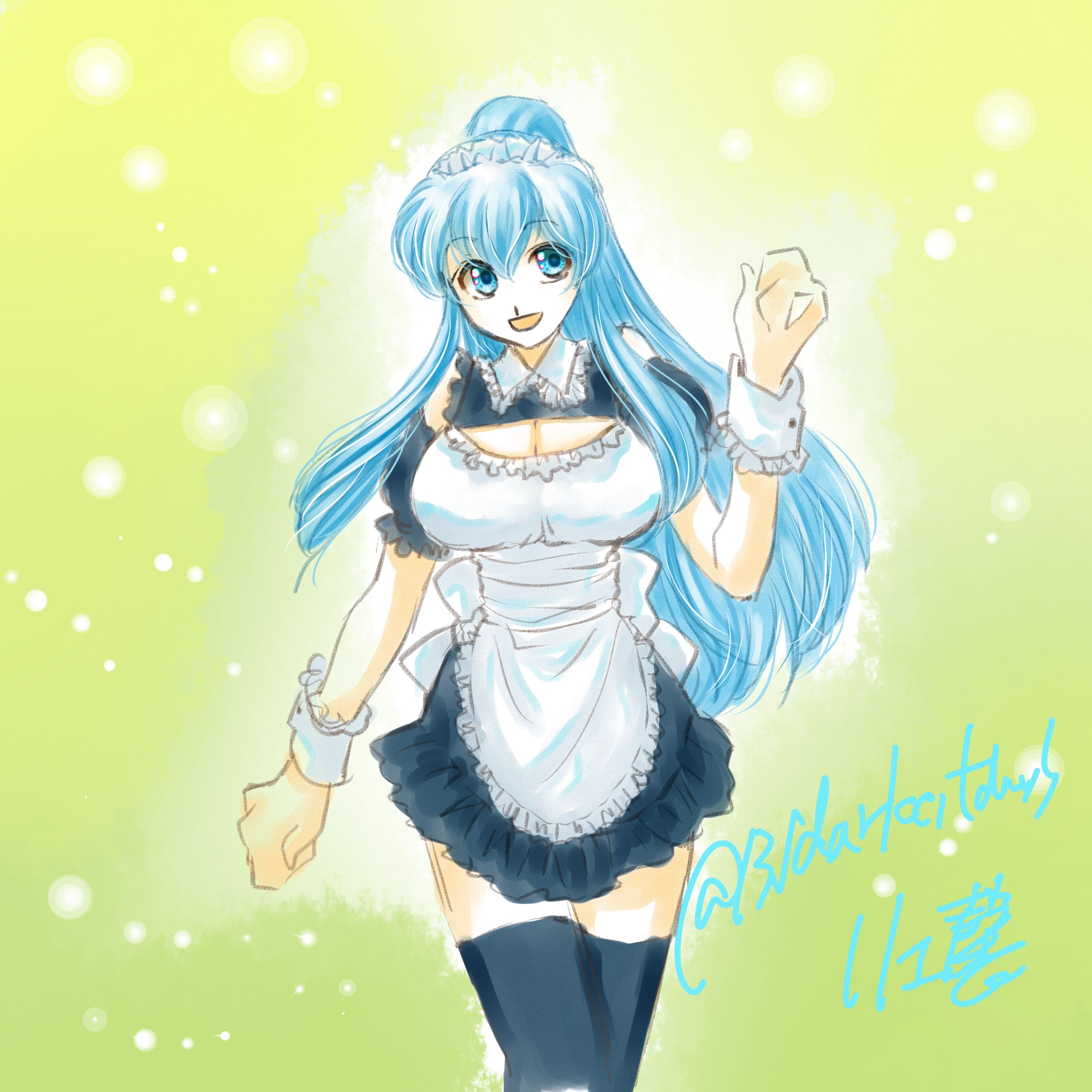 【自創作】OC（ミニスカメイド服）-1