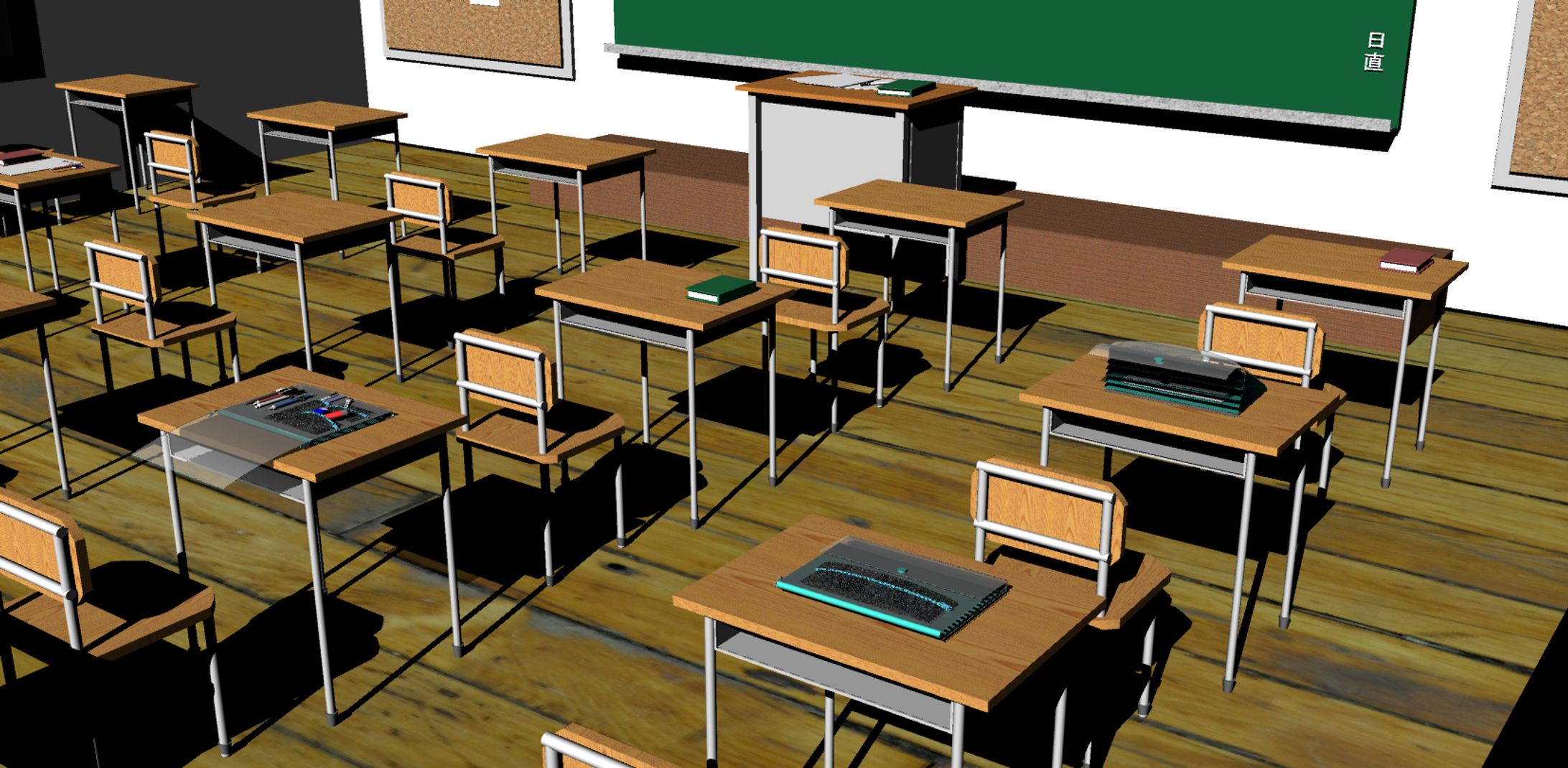 教室・空間デザイン(3DCG)-1
