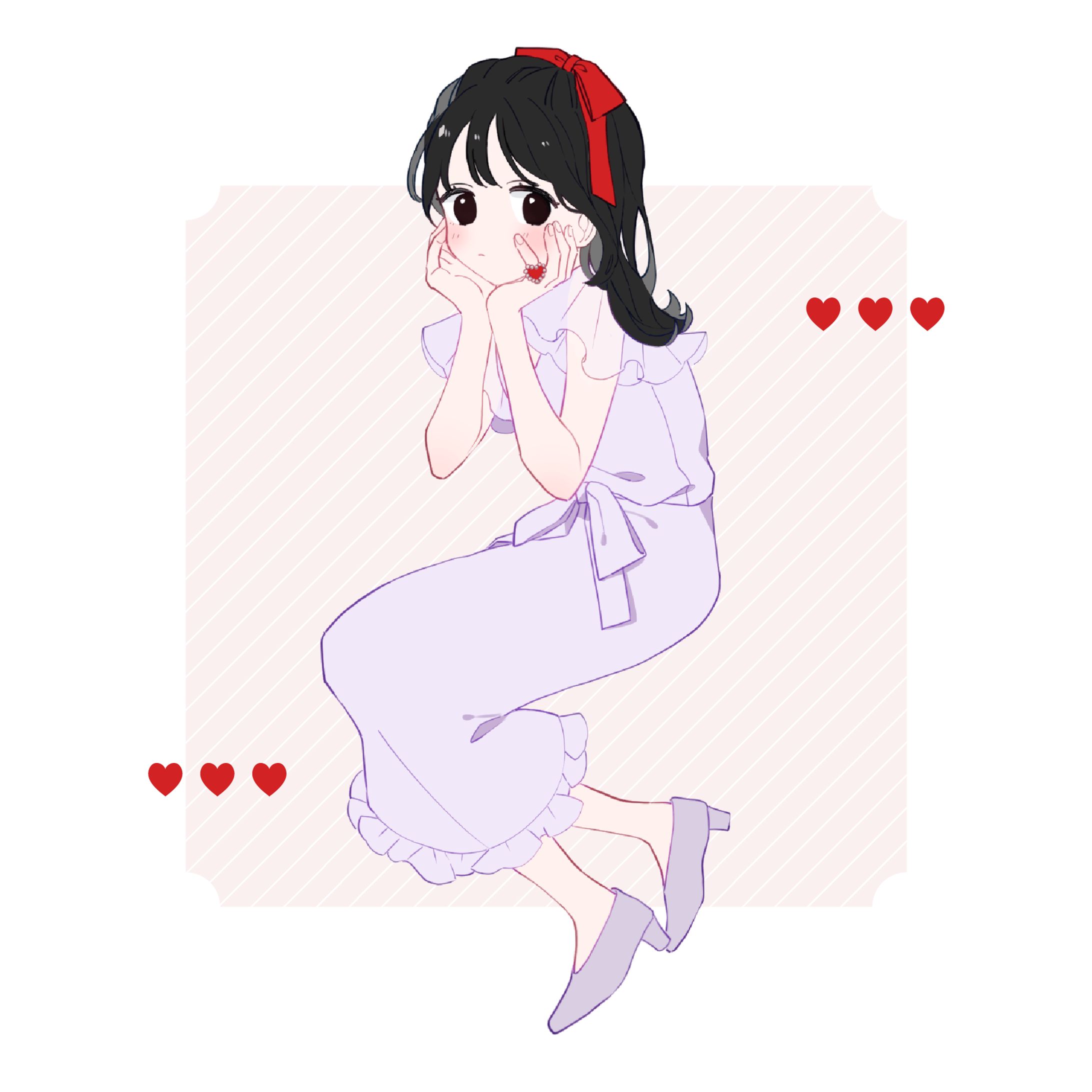 女の子のイラスト-1