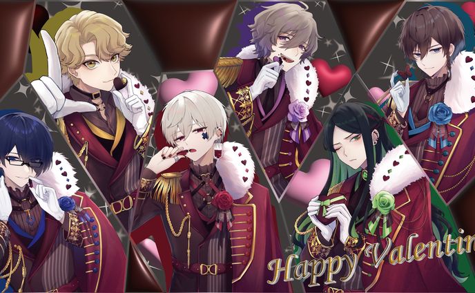 神海処『Folie Fatale』バレンタインイラストデザイン