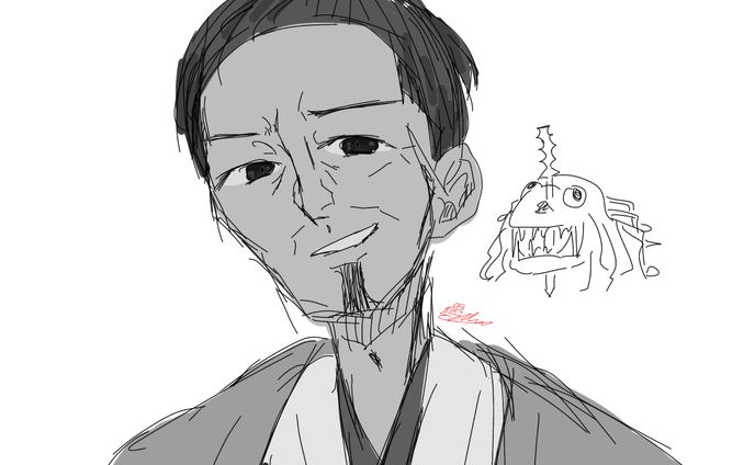 芹沢さんと狗古智卑狗ちゃん