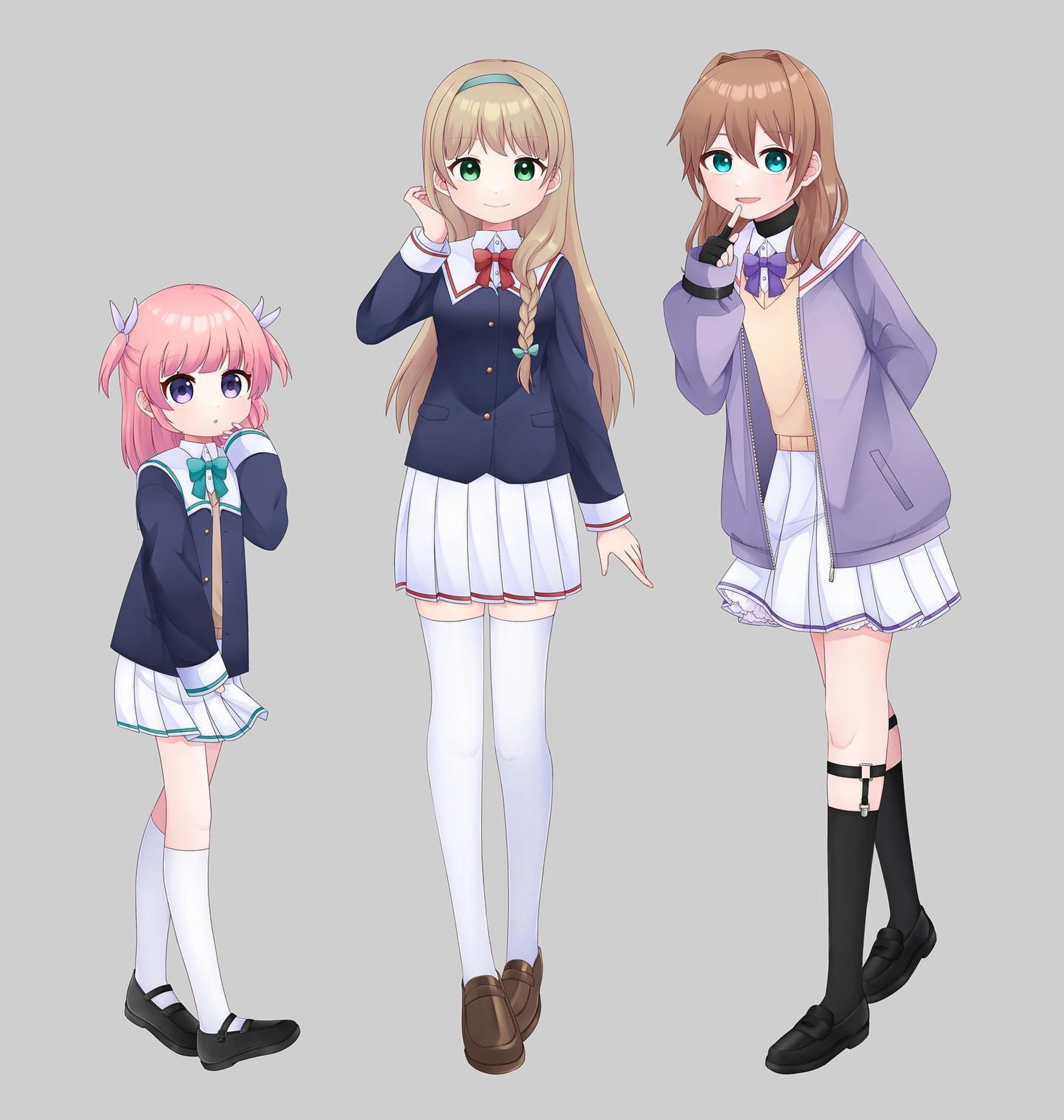 【オリジナル】架空のギャルゲヒロインの立ち絵制作-1