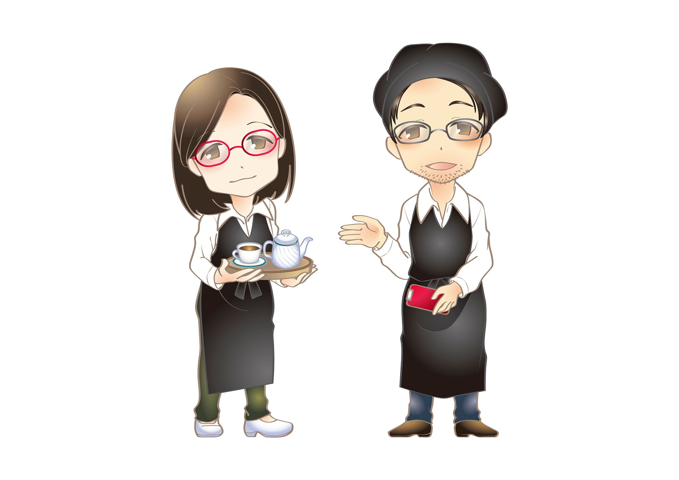 似顔絵SDイラスト｜サンプル集-1