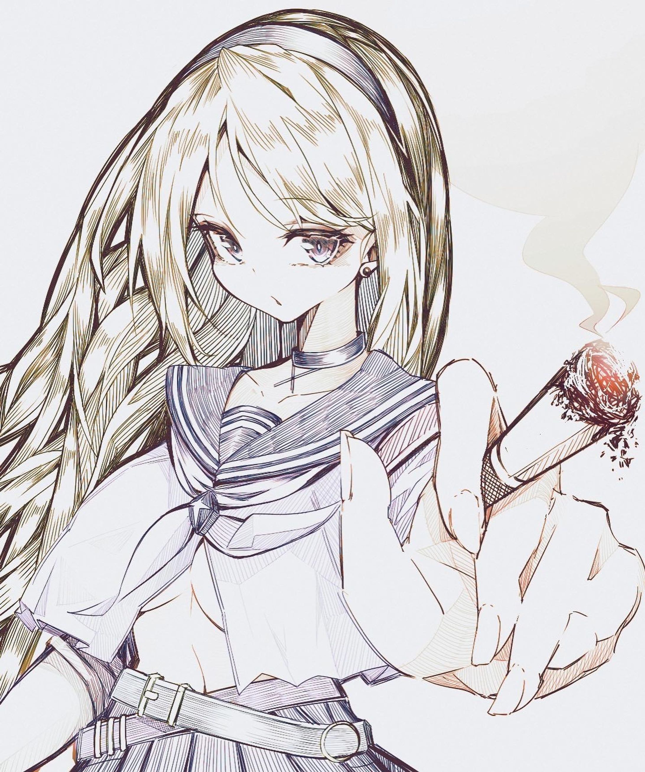 喫煙は20 歳になるまで禁止されています。

Smoking is prohibited until the age of 20.

#イラスト#illustration #drawing #digitalart #characterdesign #originalcharacter #lineart-1