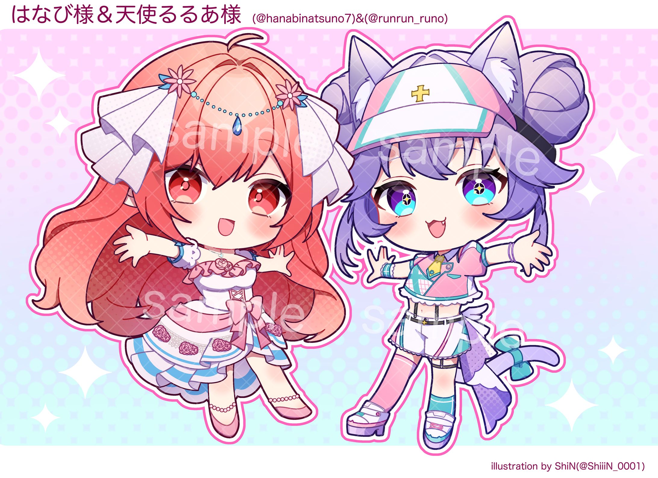 個人Vtuber様ご依頼ミニキャラ-1