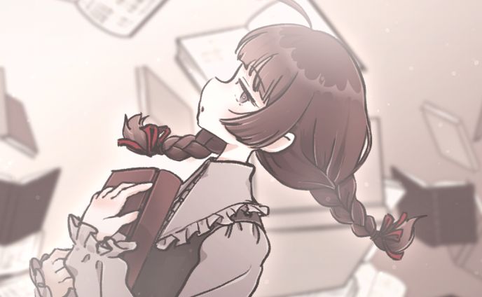 イラスト　全身背景込み