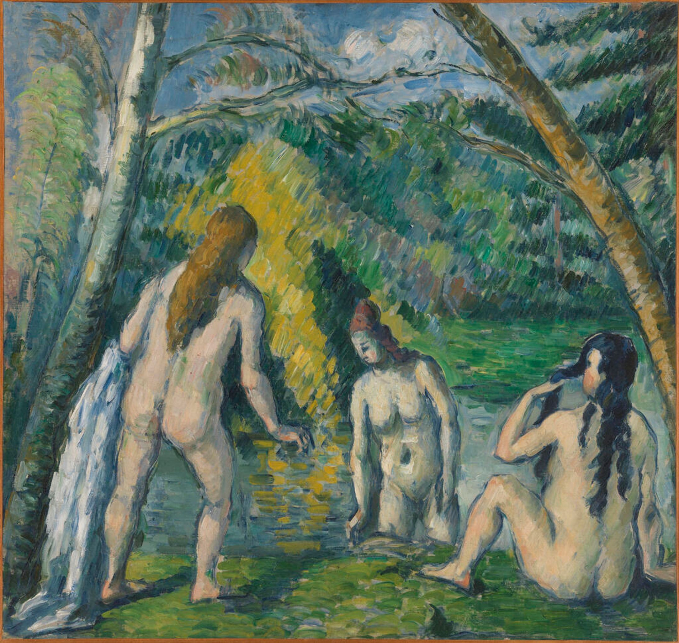 Trois baigneuses, par Paul Cézanne, Musée du Petit Palais-1