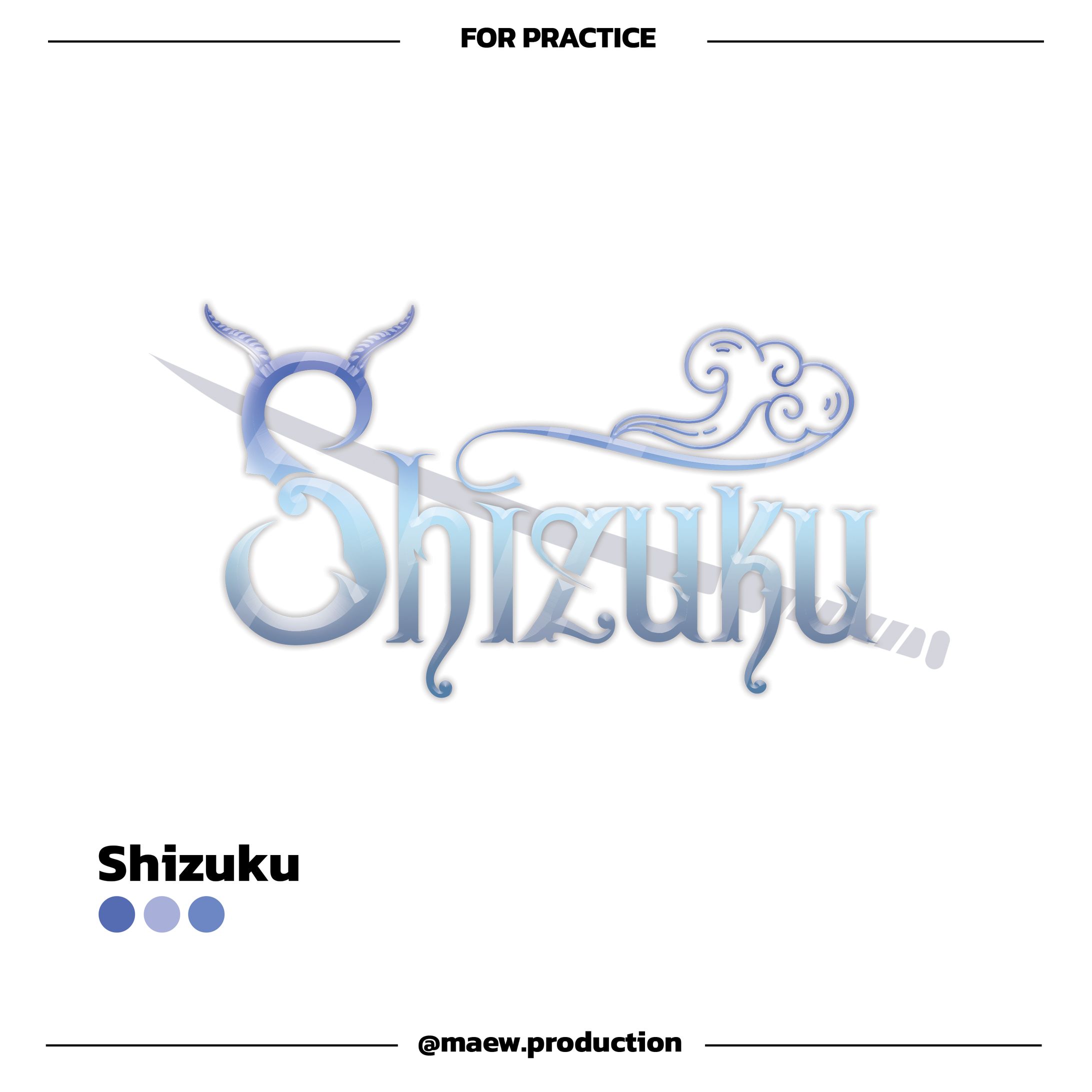 Shizuku | ✦ Typography ✦ , ★ Logo ★-1