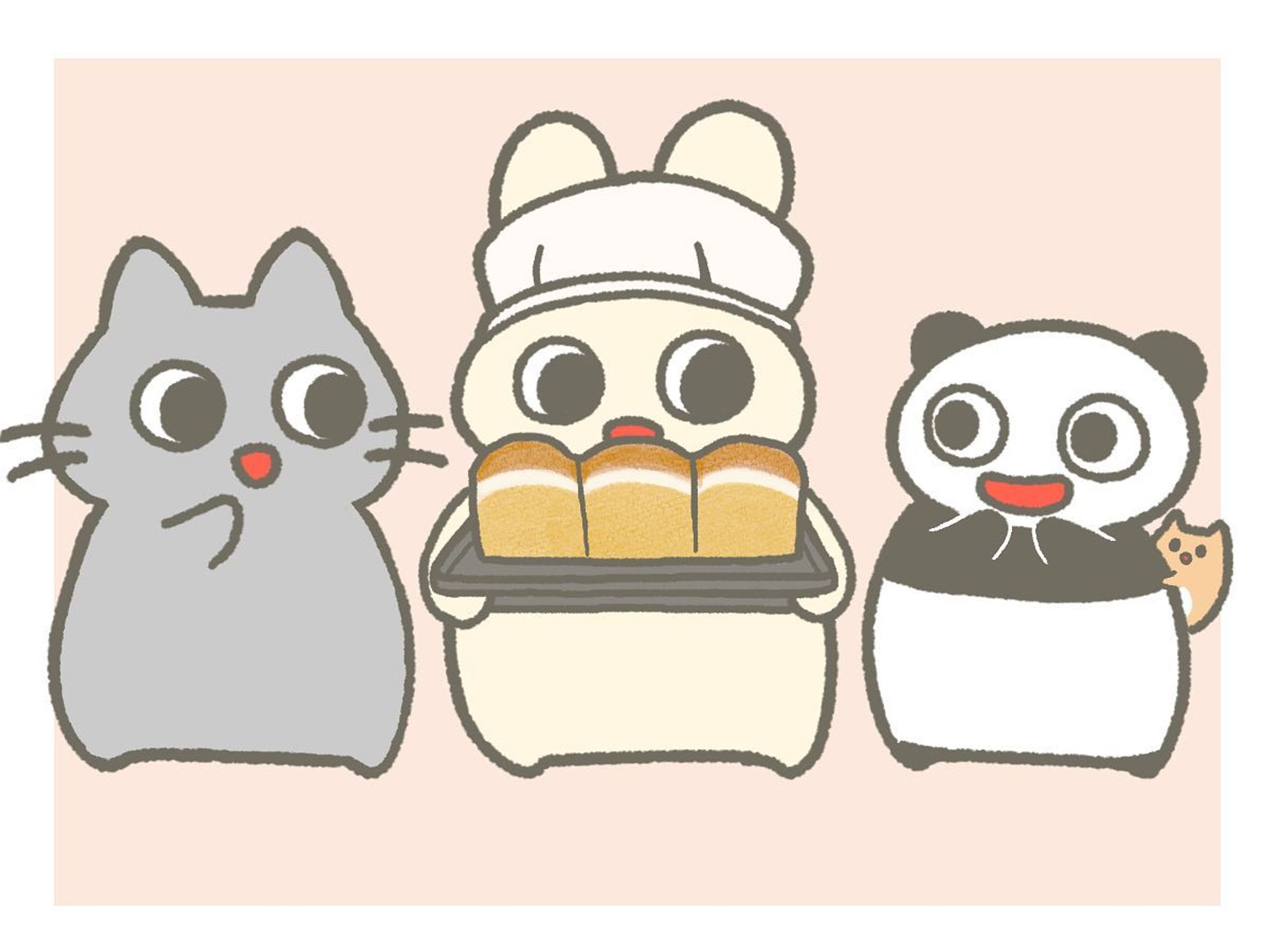 100日チャレンジ43日目
パン職人うさたん🍞
#100日チャレンジ #パン #パンの記念日 #イラスト #うさぎ #ねこ #ハムスター #パンダ-1