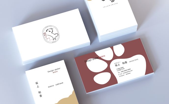 【名刺】Design atelier waco 名刺