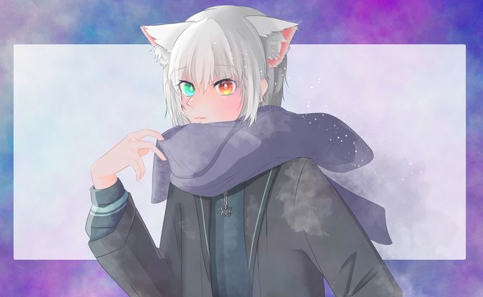 夜撫でるメノウ　ましろ様より