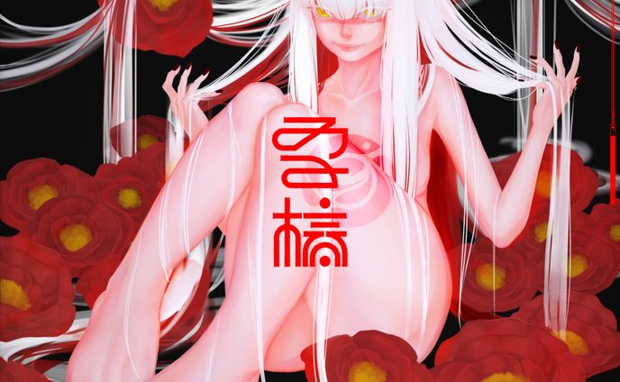 アートワーク「雪椿」