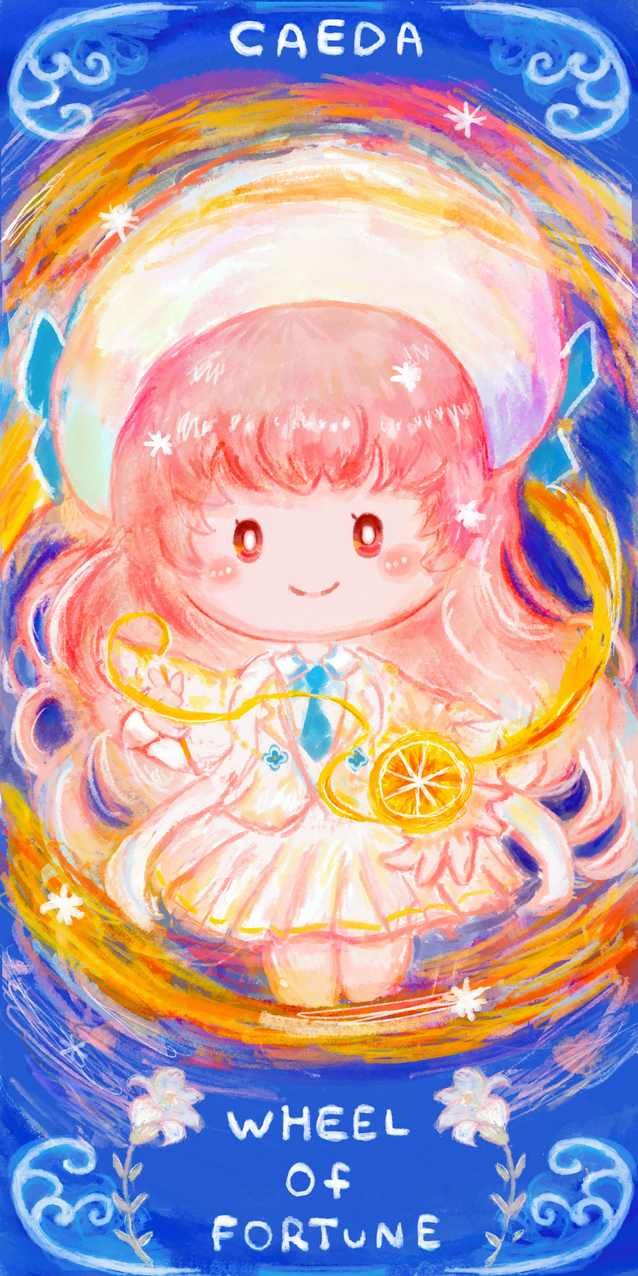 タロット風イラスト「運命の輪」WHEEL Of FORTUNE タロット風イラスト「運命の輪」WHEEL Of FORTUNE