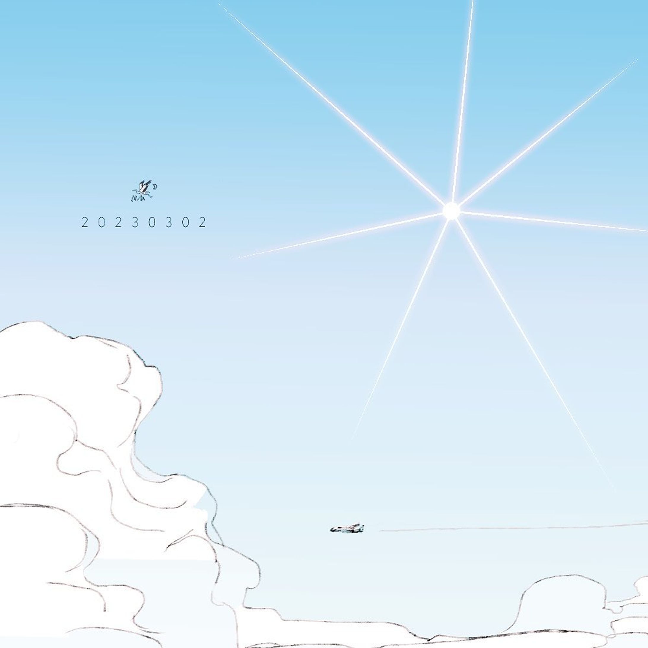 空。
雲の上。

#絵 #イラスト #創作イラスト #オリジナルイラスト #漫画絵 #空 #illustration #digitalart #digitalpainting #originalart #originalillustration #sky-1