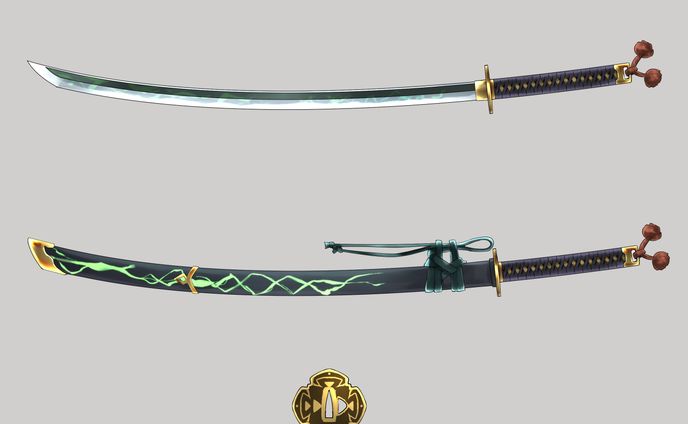 イラスト作成、武器