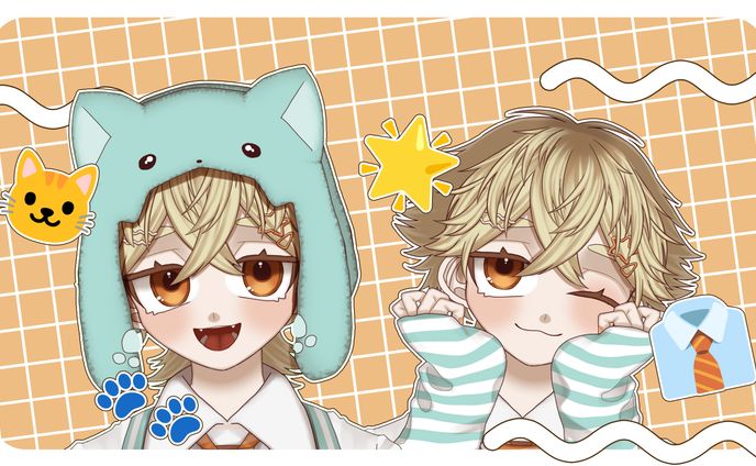 イラスト　デザイン、ショタ