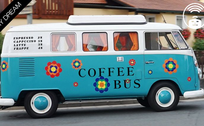 ロゴ、コーヒー