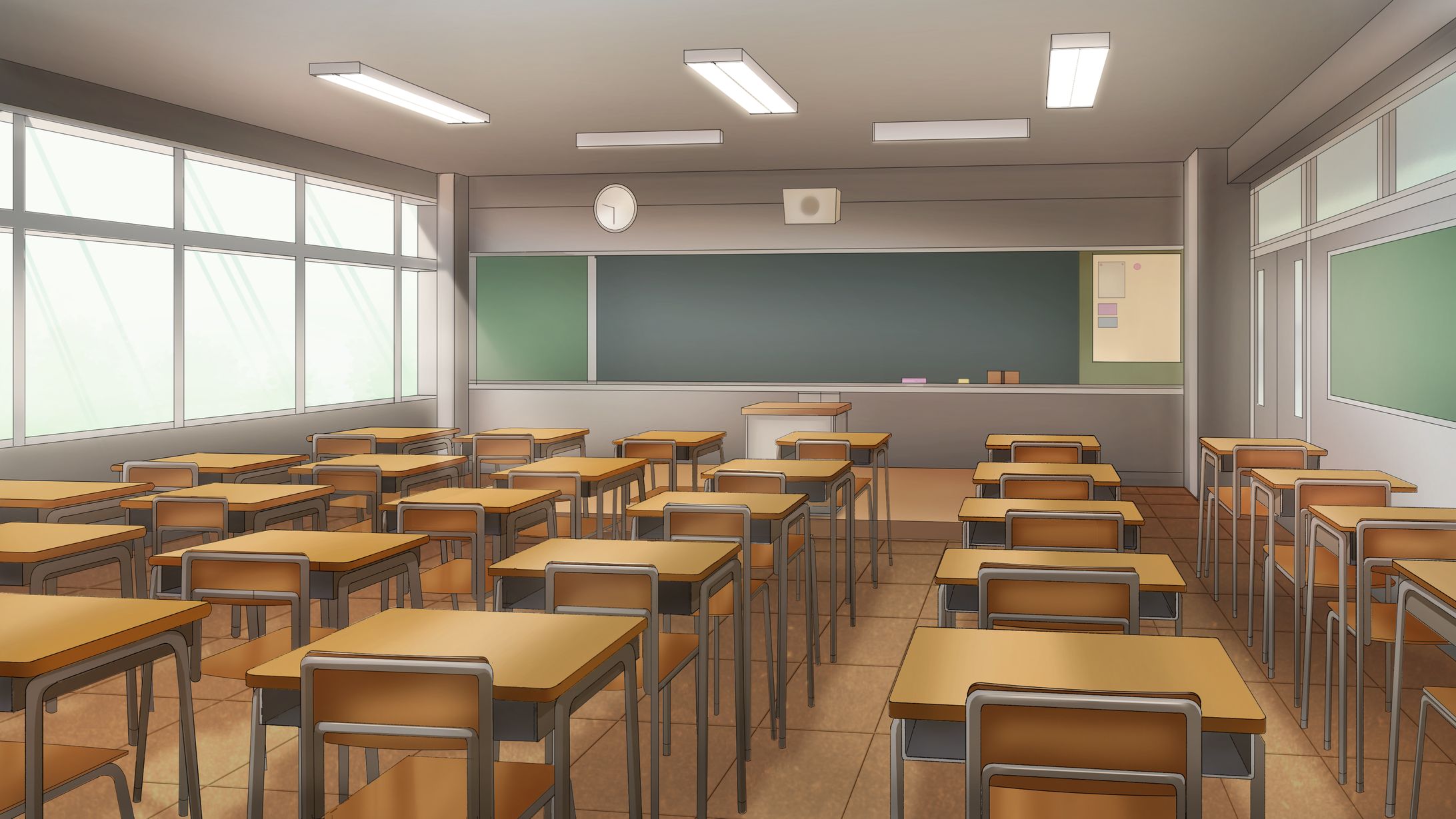 背景美術 - 教室 - -1