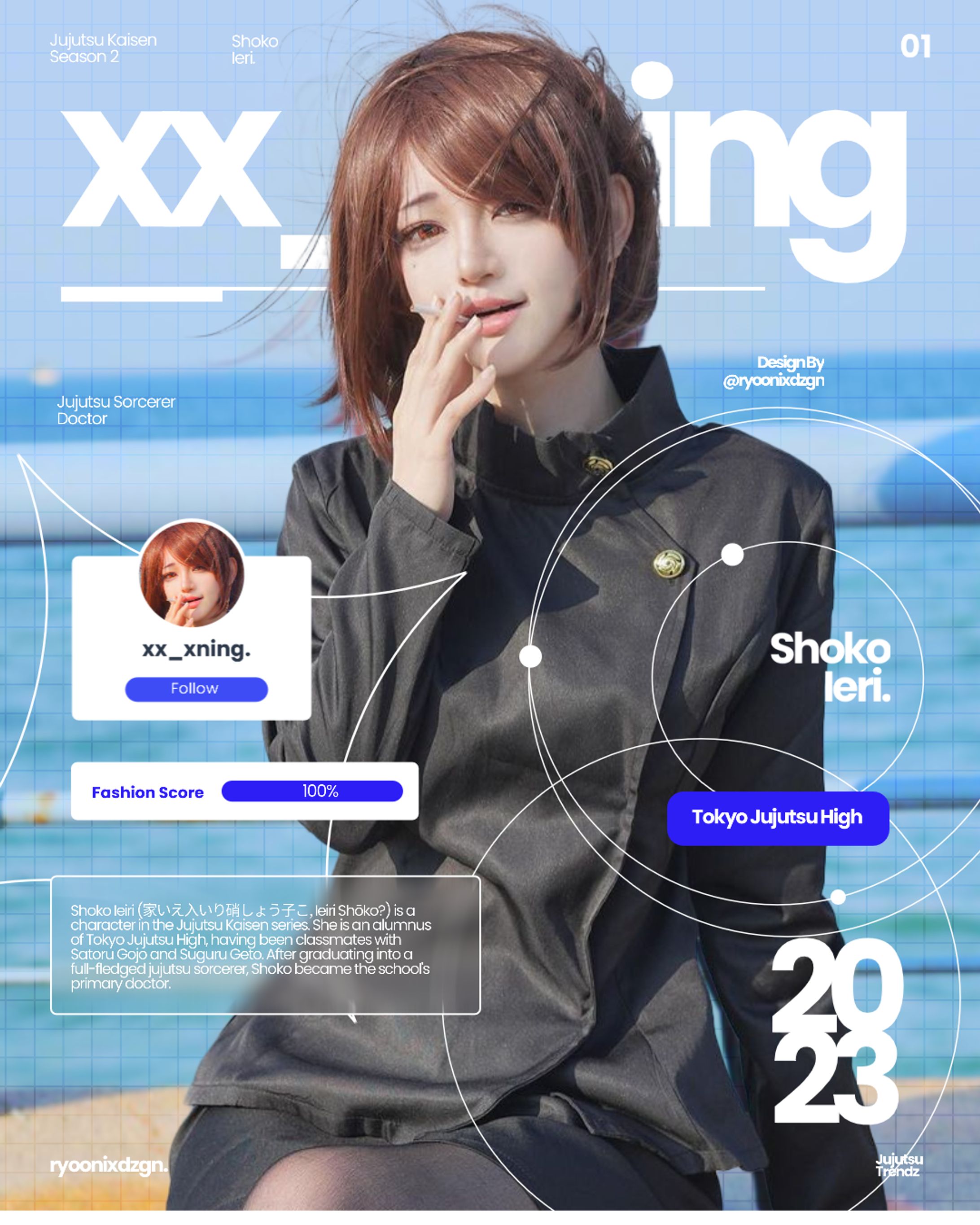 xx_xning Cosplay [ Shoko Ieri ]-1
