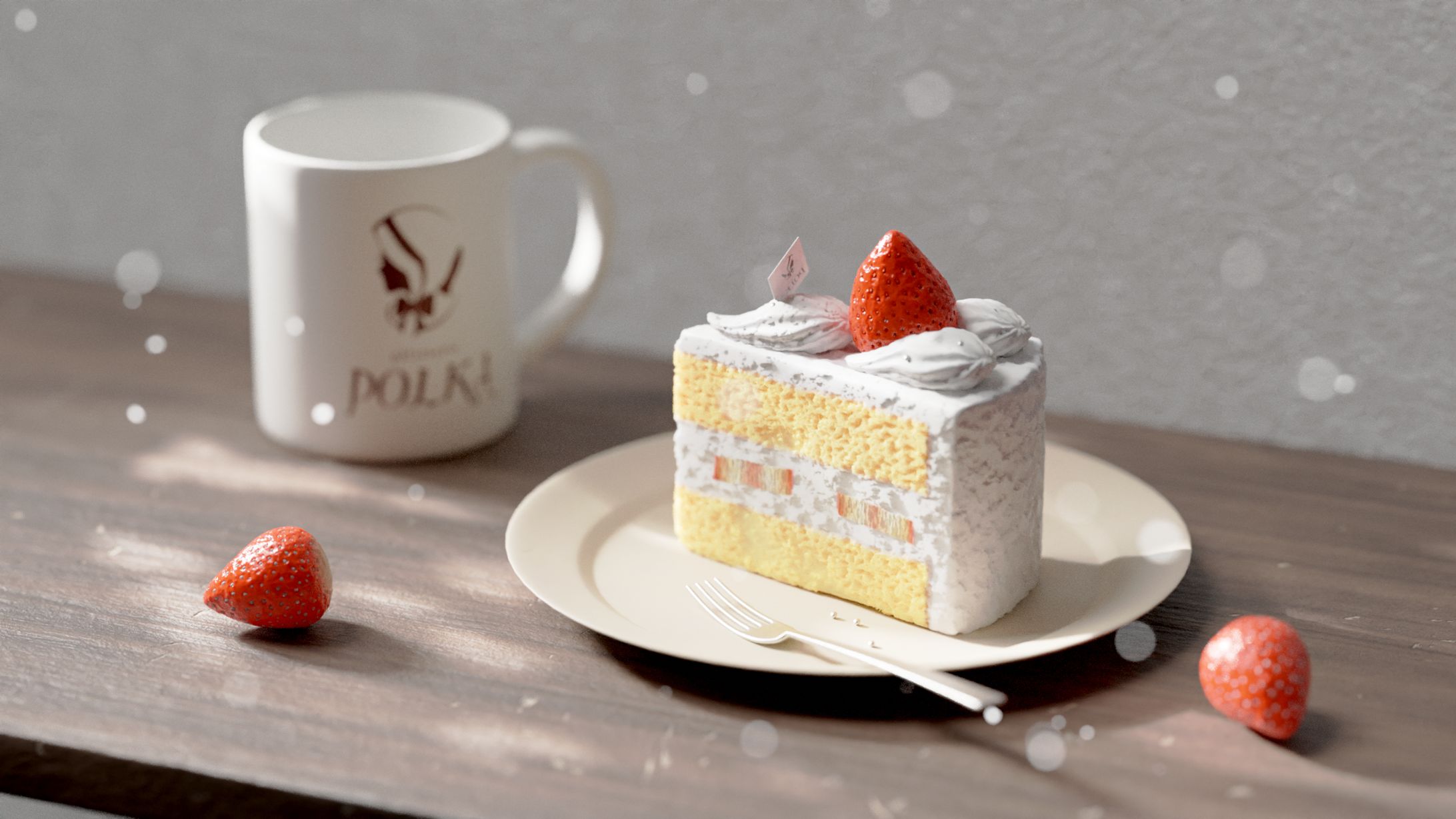 いちごショート - 3DCG-1