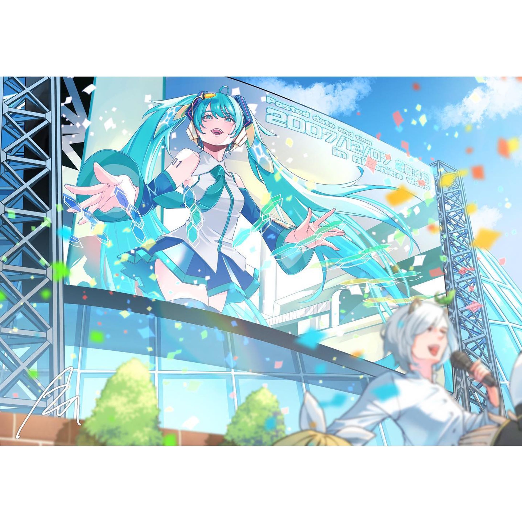 メルト　ー　初音ミク

ぽんたさんの歌ってみた動画にて、イラストを描きました。

#illustration #illust #digitalart #digitalillustration #art #cute #girl #hatsunemiku #melt #hatsunemikufanart #イラスト #イラスト好きな人と繋がりたい #デジタルイラスト #初音ミク #初音ミクイラスト #歌ってみた動画-1