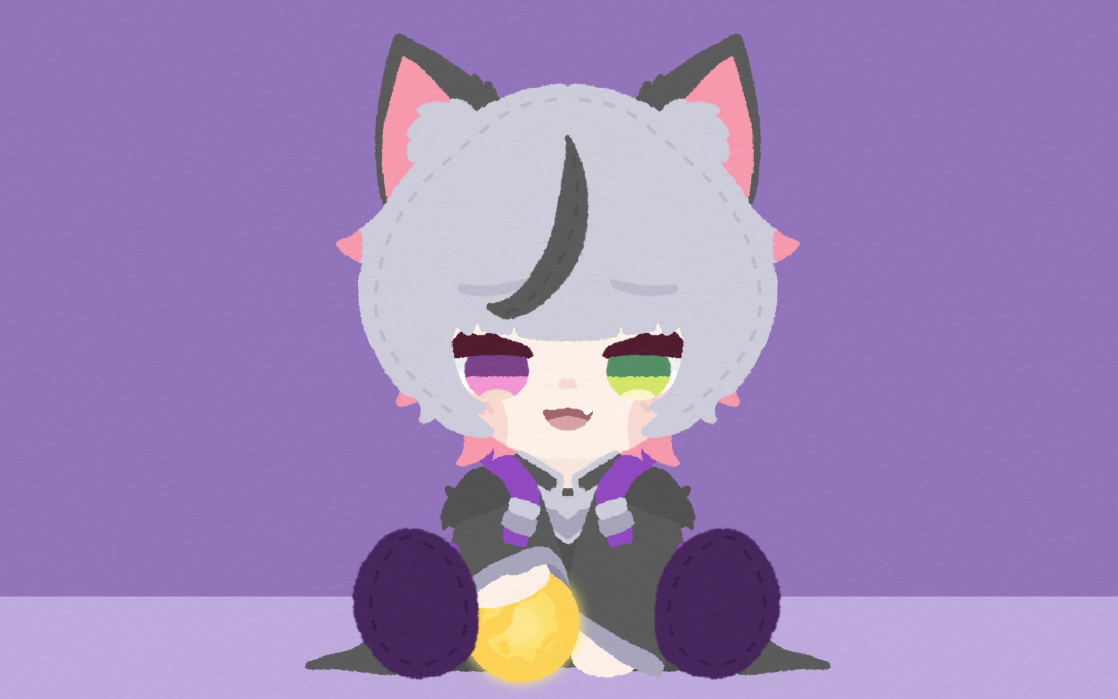 なあこ様 ぬいぐるみ風イラスト-1