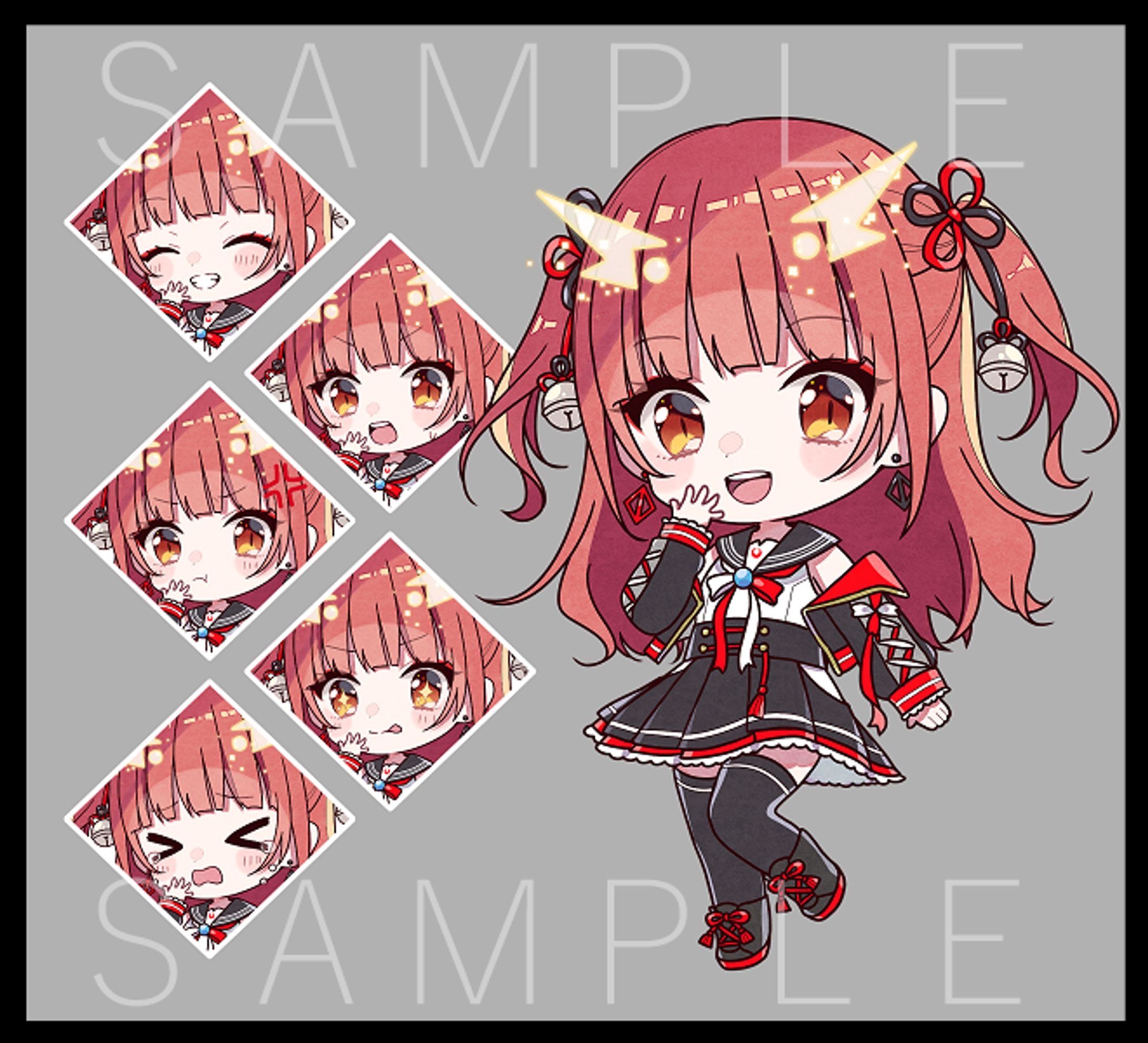 『紬華ミキ』デフォルメイラスト-1