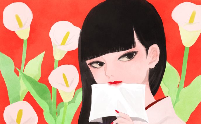 小夜子さんをイメージしたイラスト