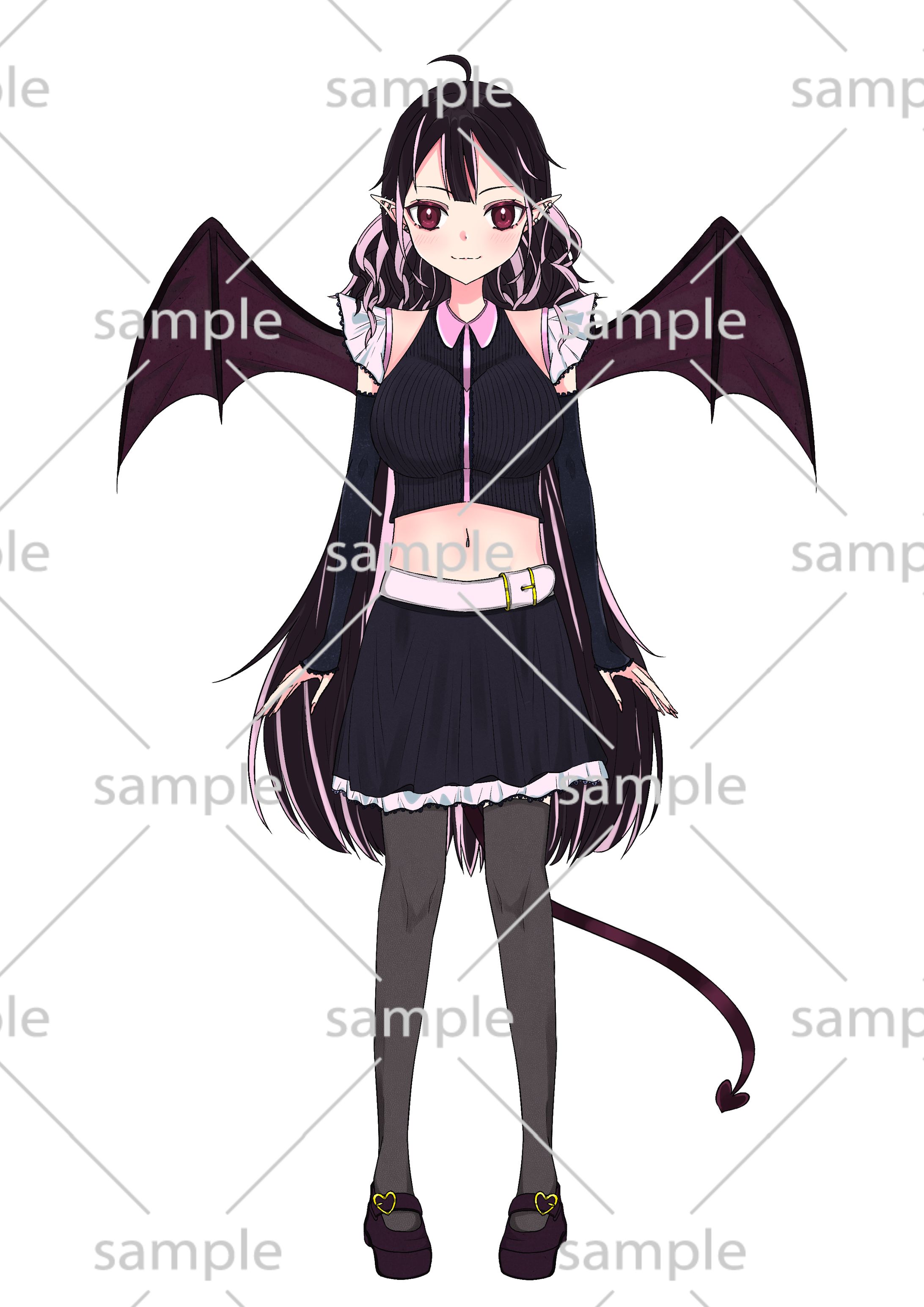 女性全身画キャラデザ込２-1