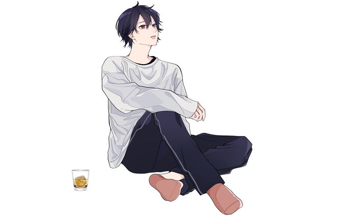 Vtuber様歌ってみた動画用イラスト