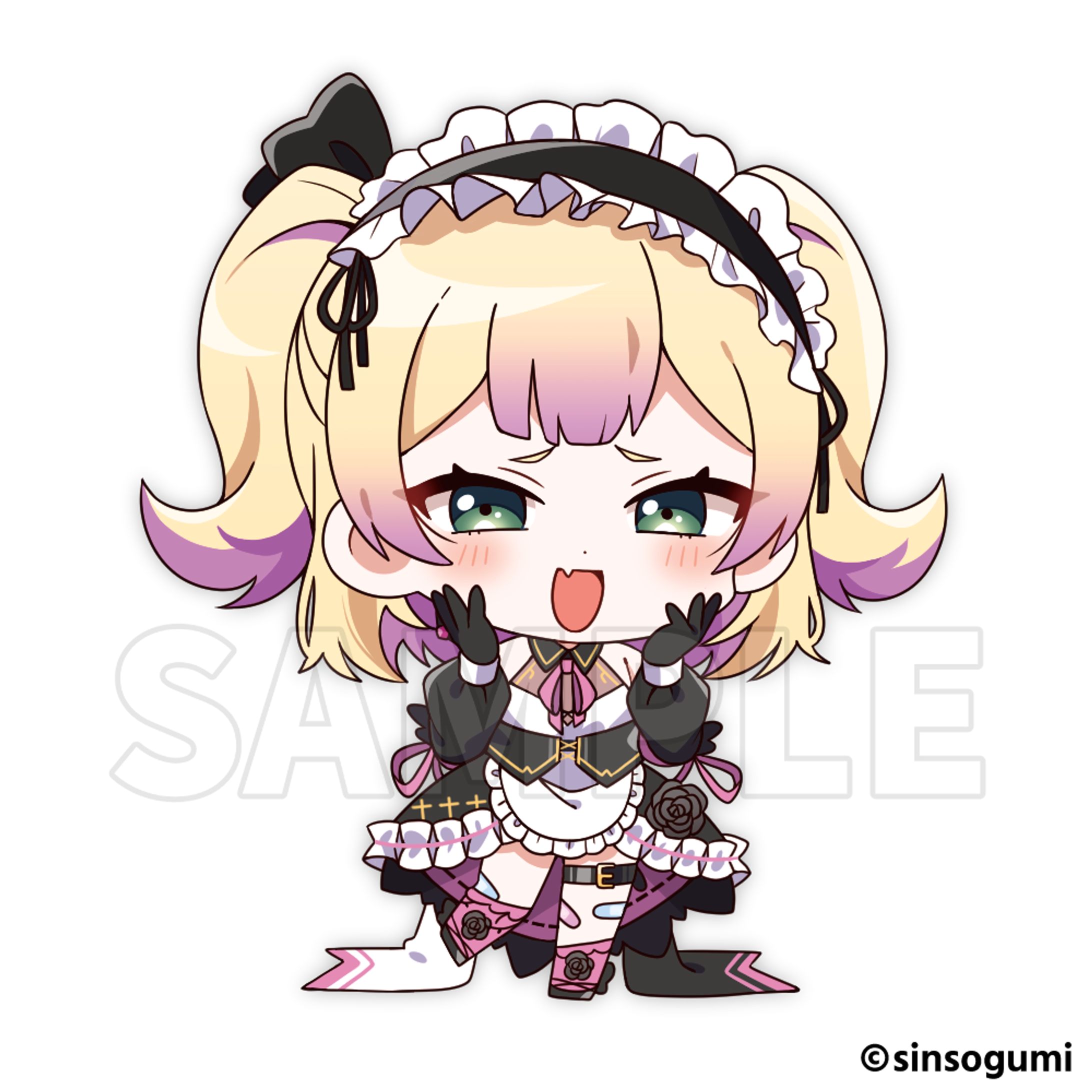 お仕事】深層組 わからせちょろ様 ハフバ記念グッズイラスト