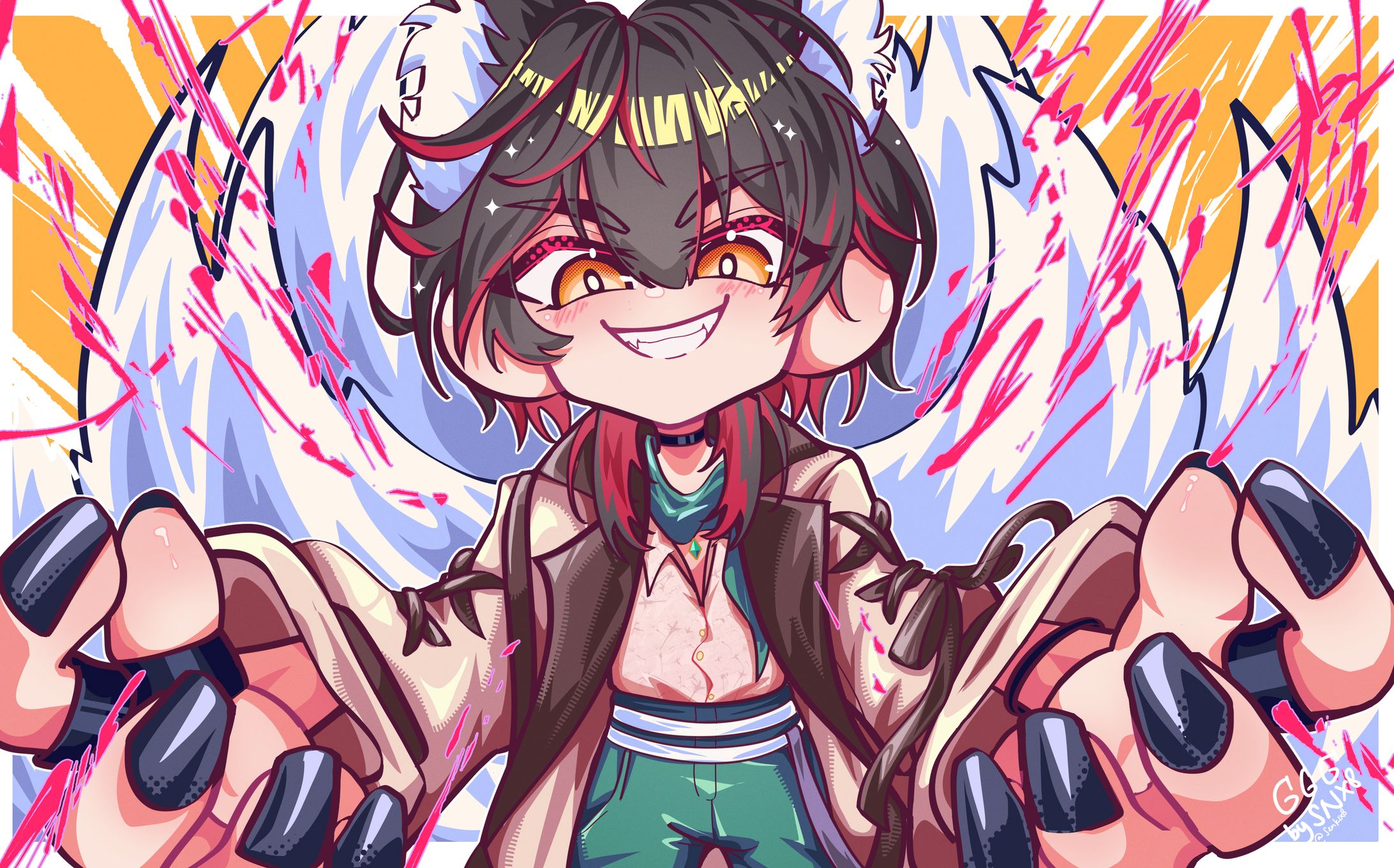 [VTUBERID FANART] Chibi Gintisune Gehenna EOS -1