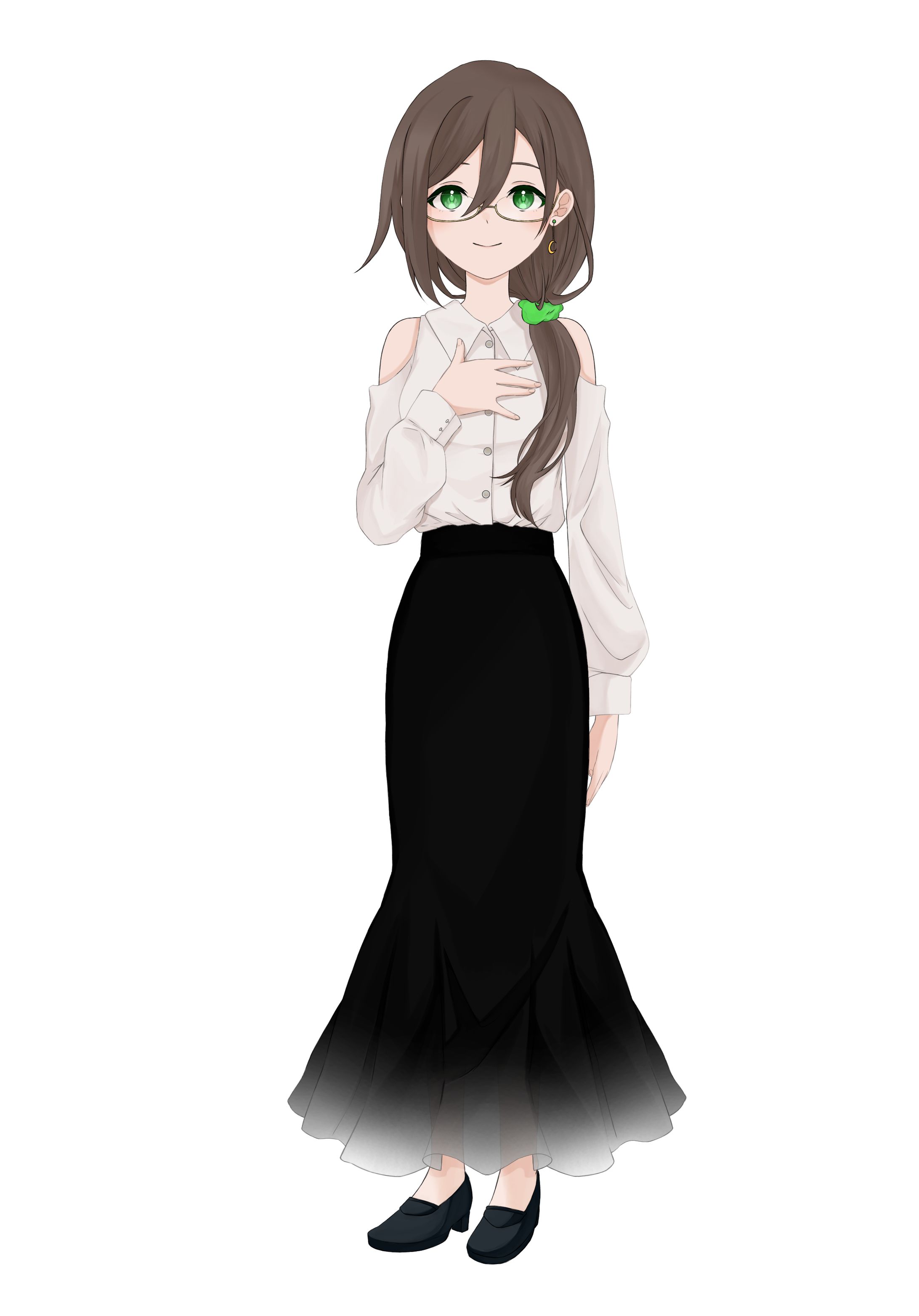 月見ゆりる様 VTuberイラスト-1