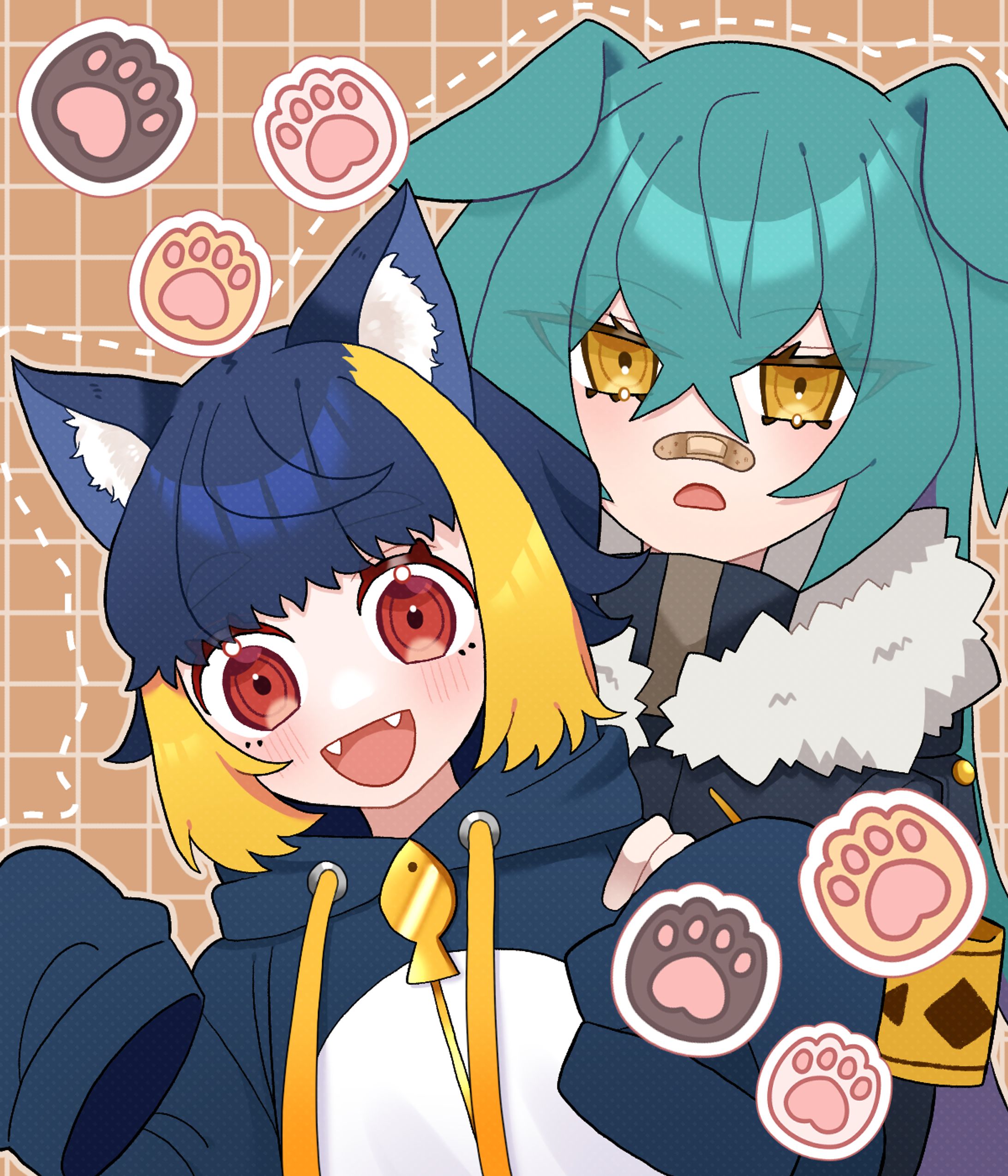 【創作】ジロトビ-犬猫の日-1