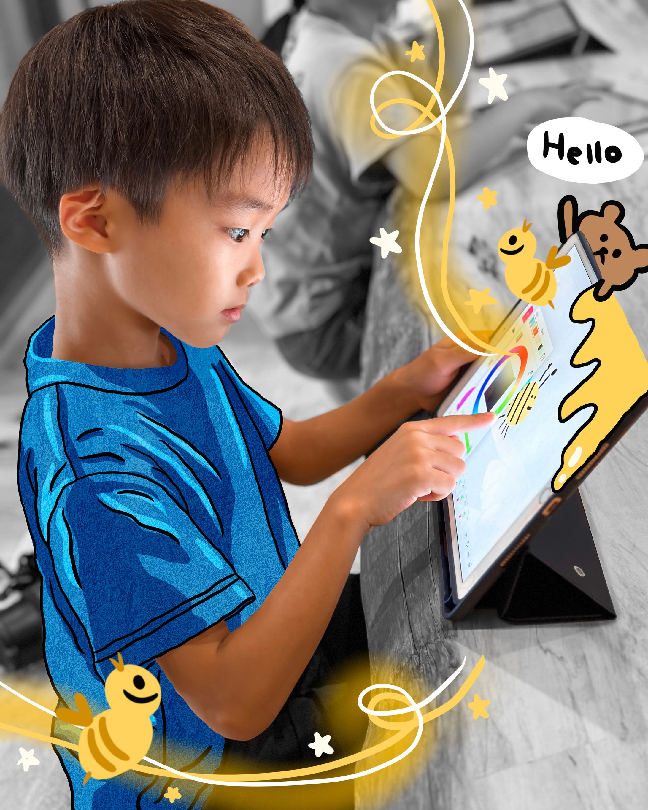 【illustration photography】iPadmate Kids-1