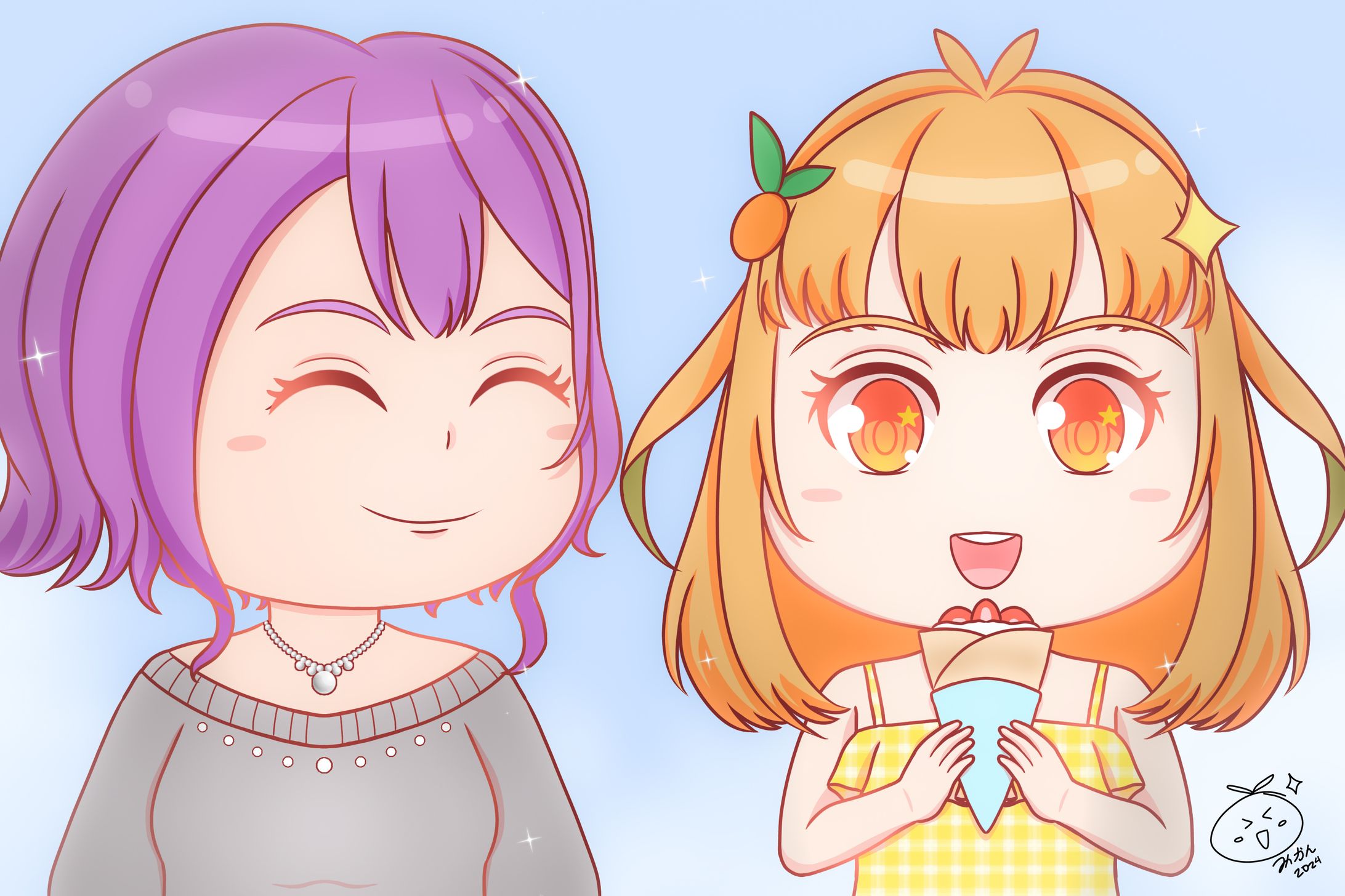 [Couple Chibi] Saori Hidaka Mikan-1