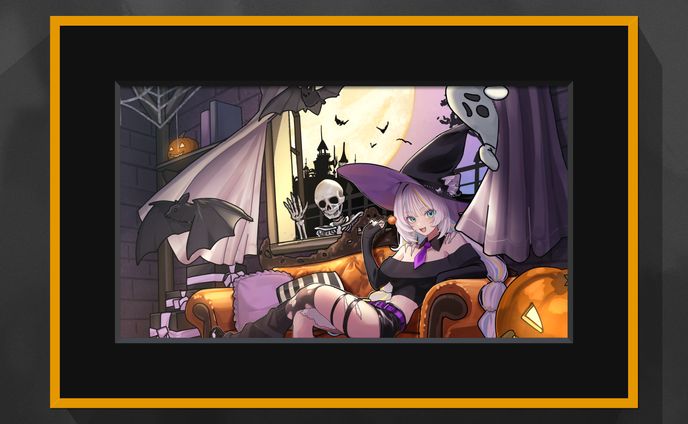 猫 The Sappiness様 / 「Happy Halloween」歌ってみたMV用イラスト