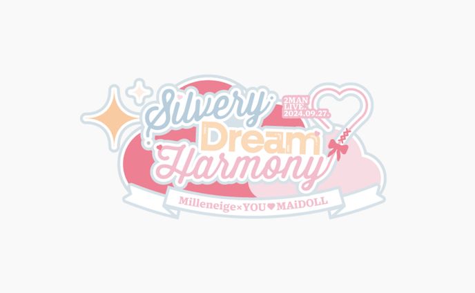 VRChat イベント「Silvery Dream Harmony」 ロゴデザイン