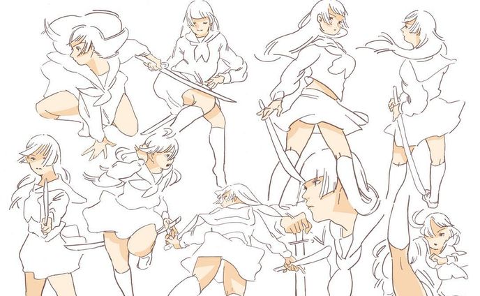 闘うJK #illust #illustration #art #sketch #girl #artwork #highshool #jk #sword #イラスト
