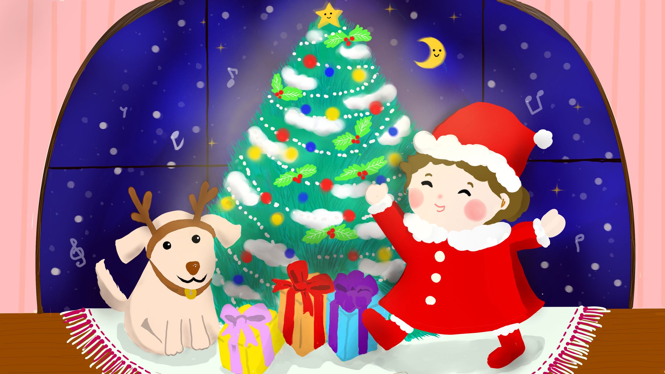 ご依頼イラスト（クリスマス）-1