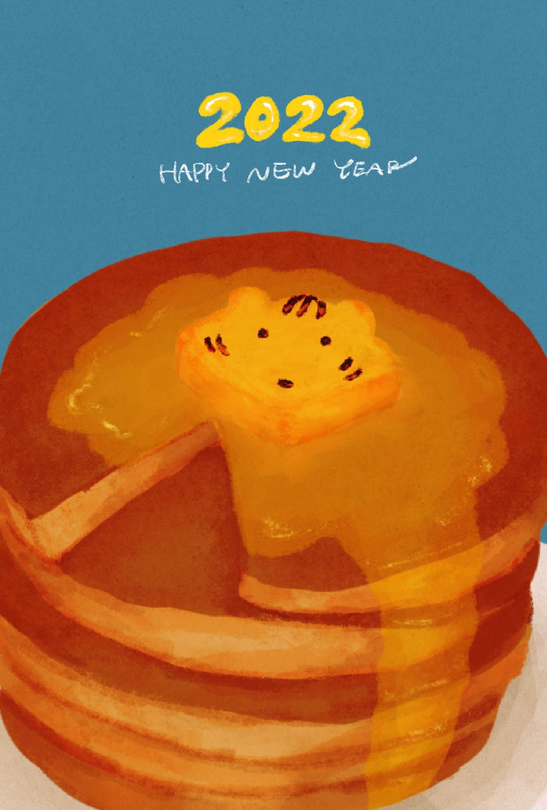 【個人制作】年賀状(2022年)-1