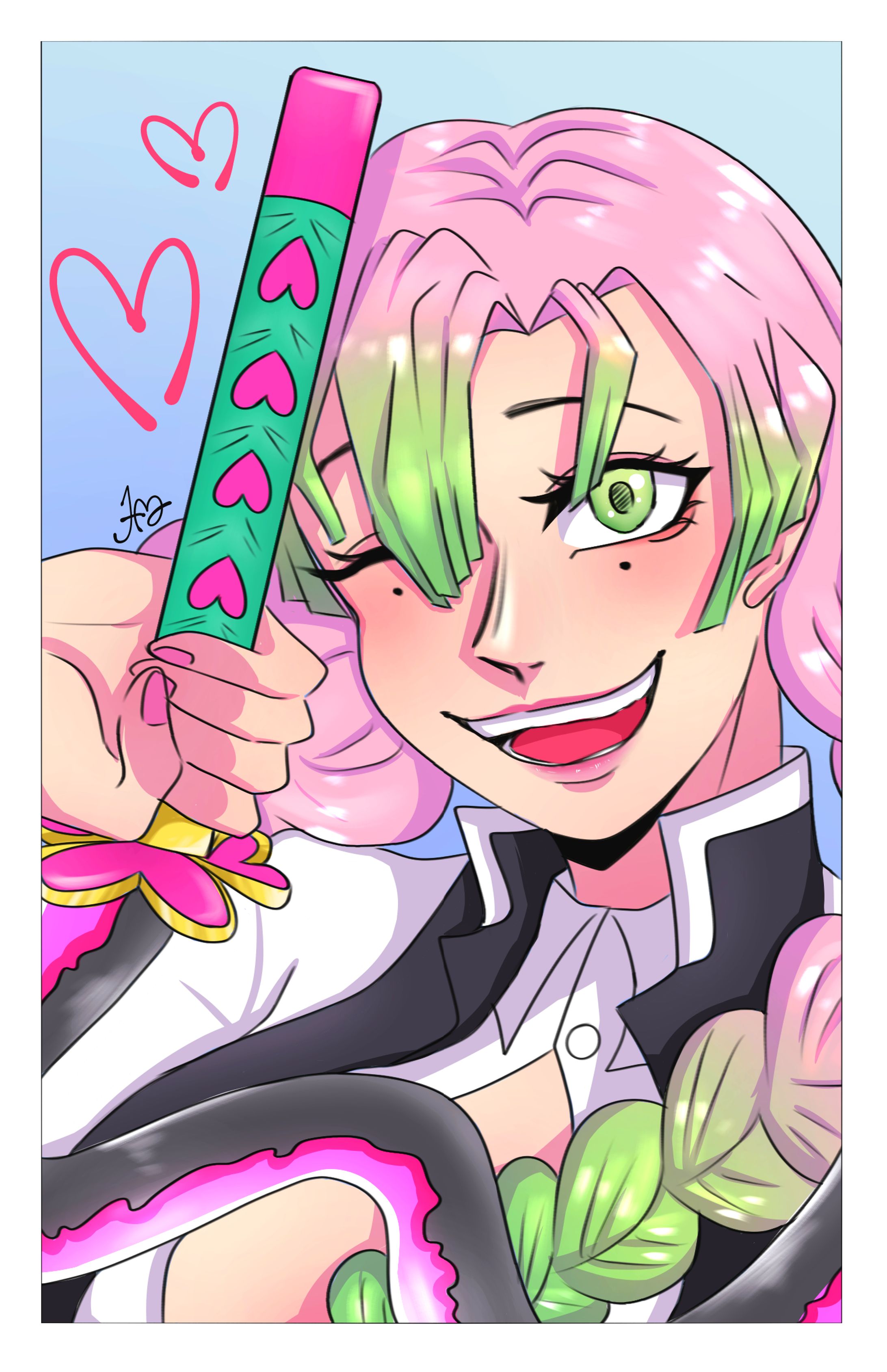 Artwork - Bust up, simple color 18/6/2023-1